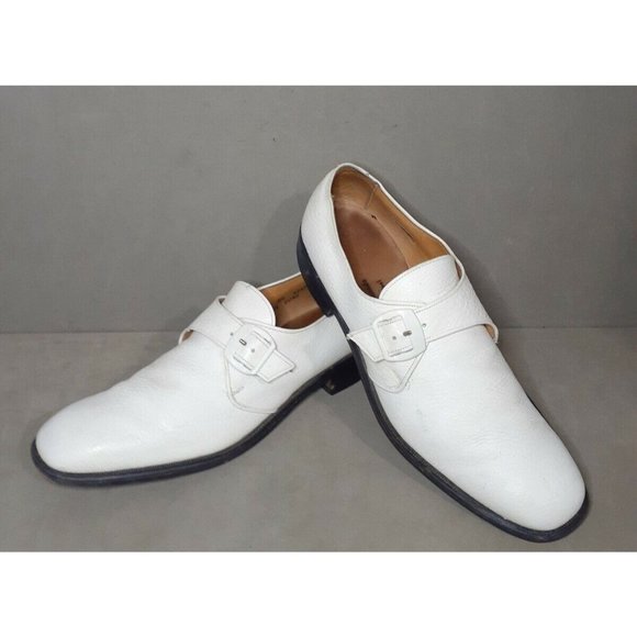 Allen Edmonds Ostendo Shoes Miami Size 12 AA White Cushion Heel USA